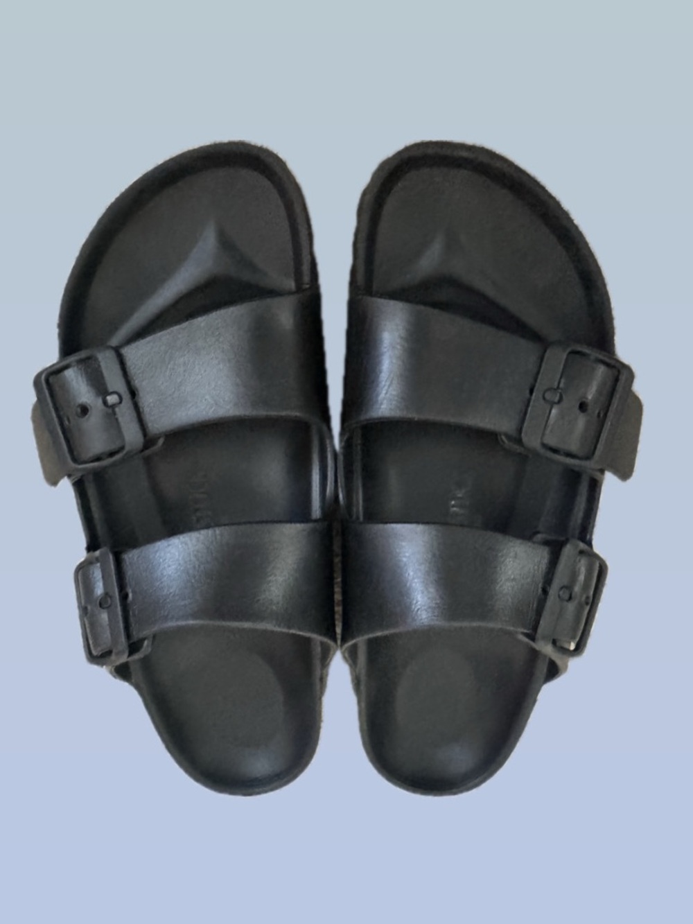 Birkenstock Black Double-Buckle Women's Slide Sandals